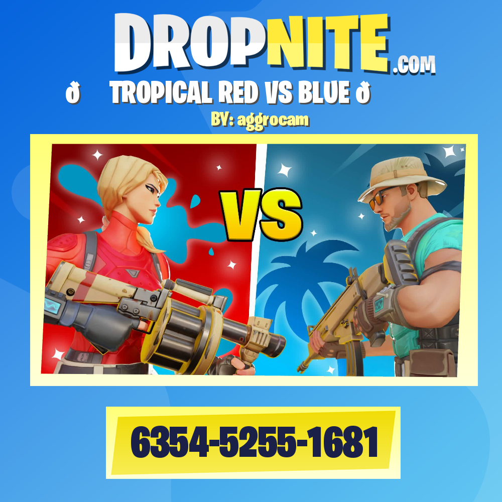 🏝️ TROPICAL RED VS BLUE 🏄