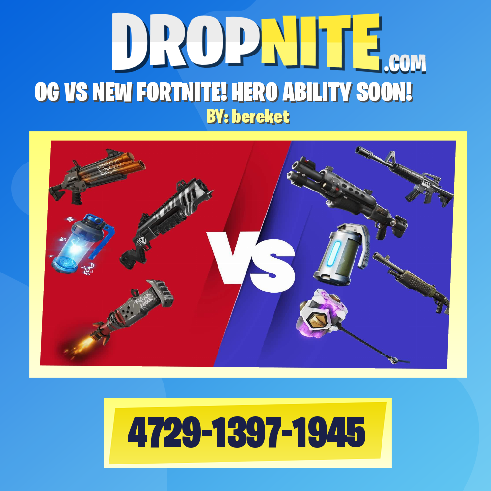 OG VS NEW FORTNITE! HERO ABILITY SOON!