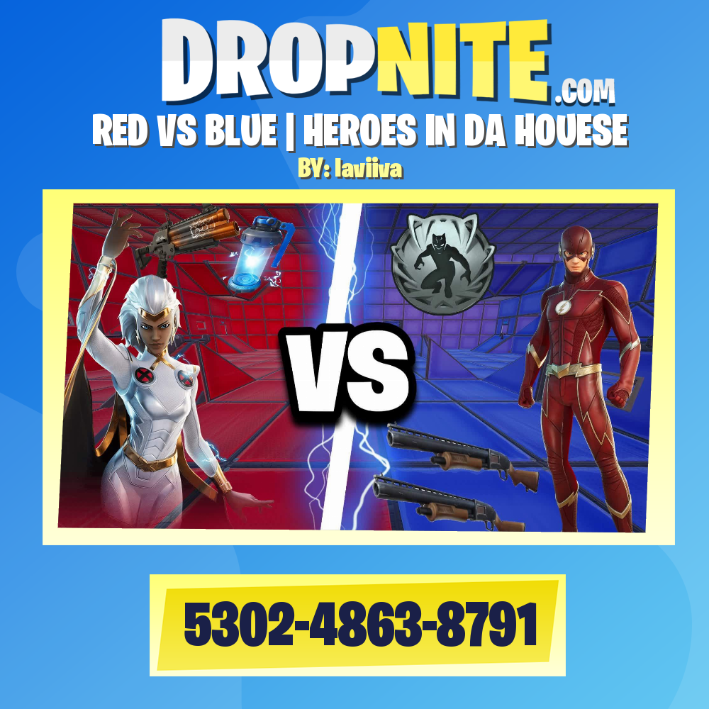 RED VS BLUE | HEROES IN DA HOUESE