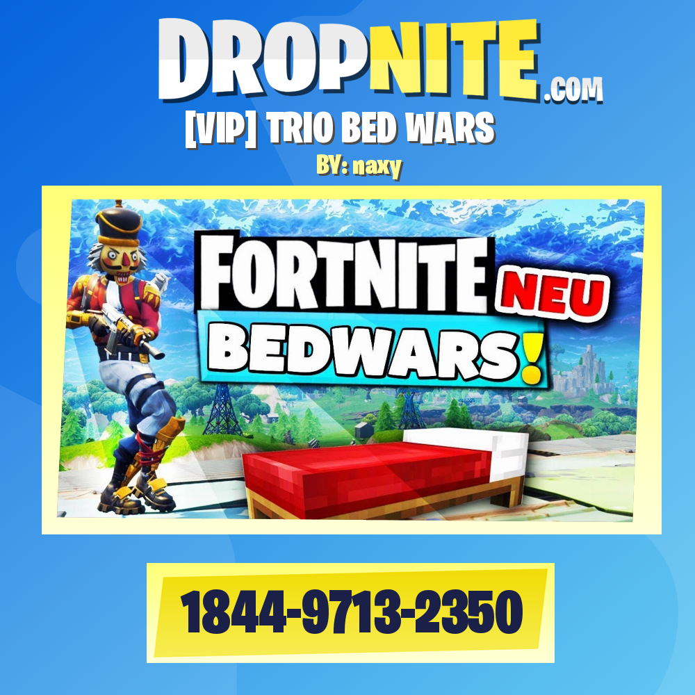 VIP] TRIO BED WARS - Fortnite Creative Map Code - Dropnite