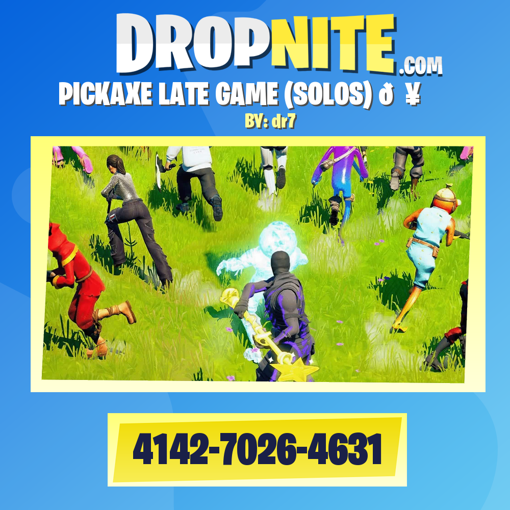 PICKAXE LATE GAME (SOLOS) 🔥