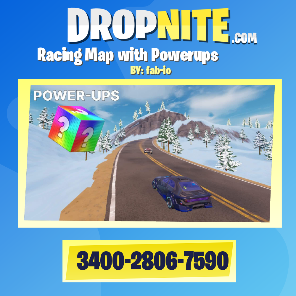 ⭐Racing Map with Powerups⭐