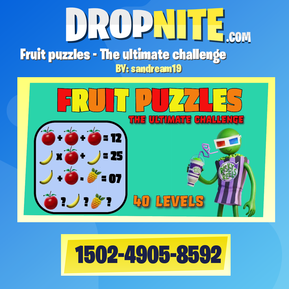 Fruit puzzles - The ultimate challenge