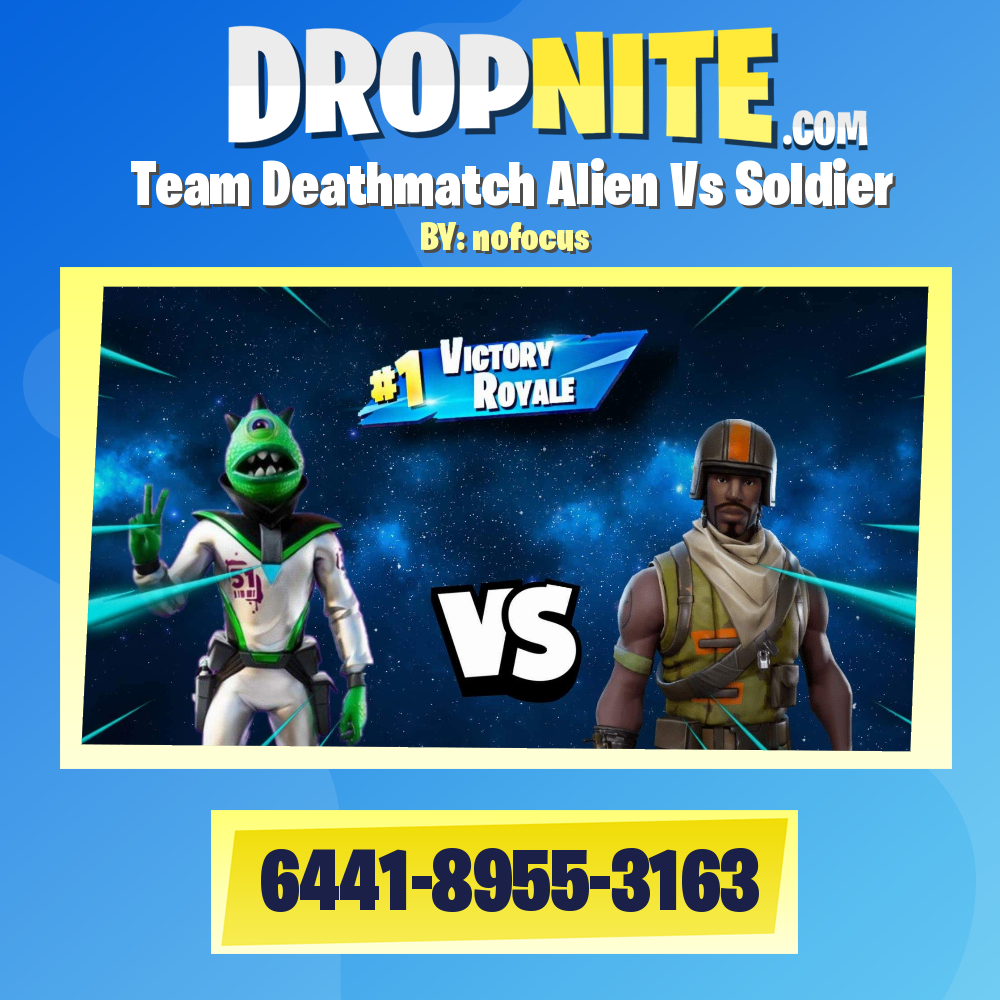 Team Deathmatch Alien Vs Soldier