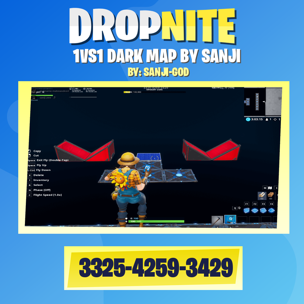 1VS1 DARK MAP BY SANJI