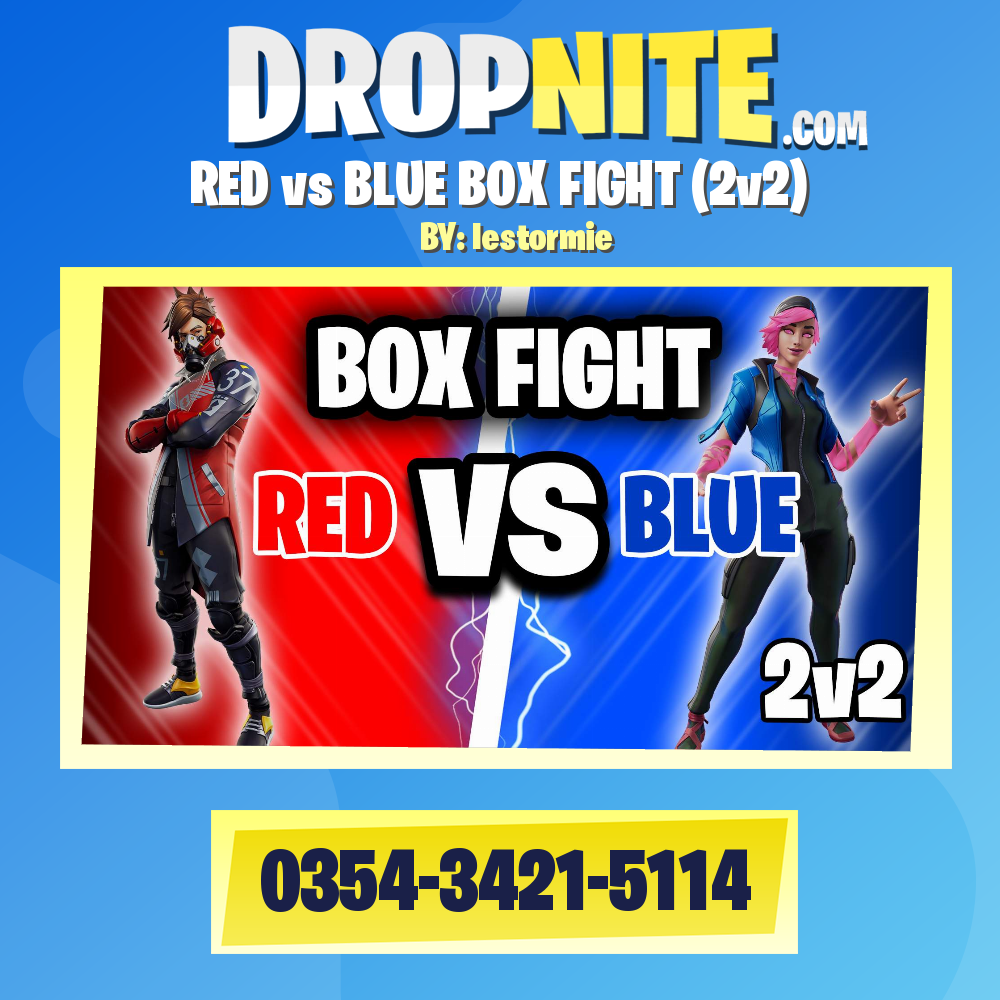 RED vs BLUE BOX FIGHT (2v2)