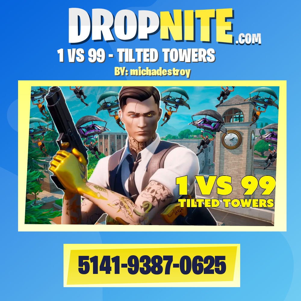 1 VS 99 - TILTED TOWERS ⭐