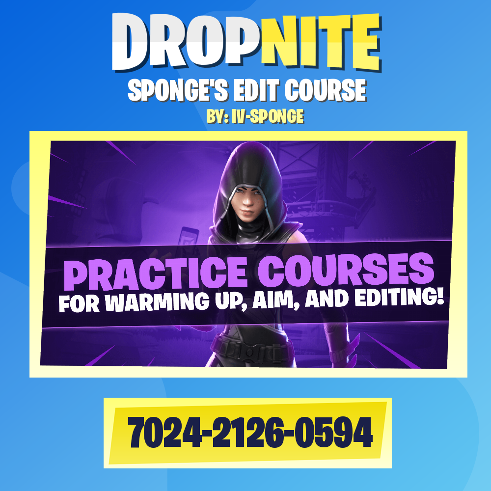 SPONGE'S EDIT COURSE