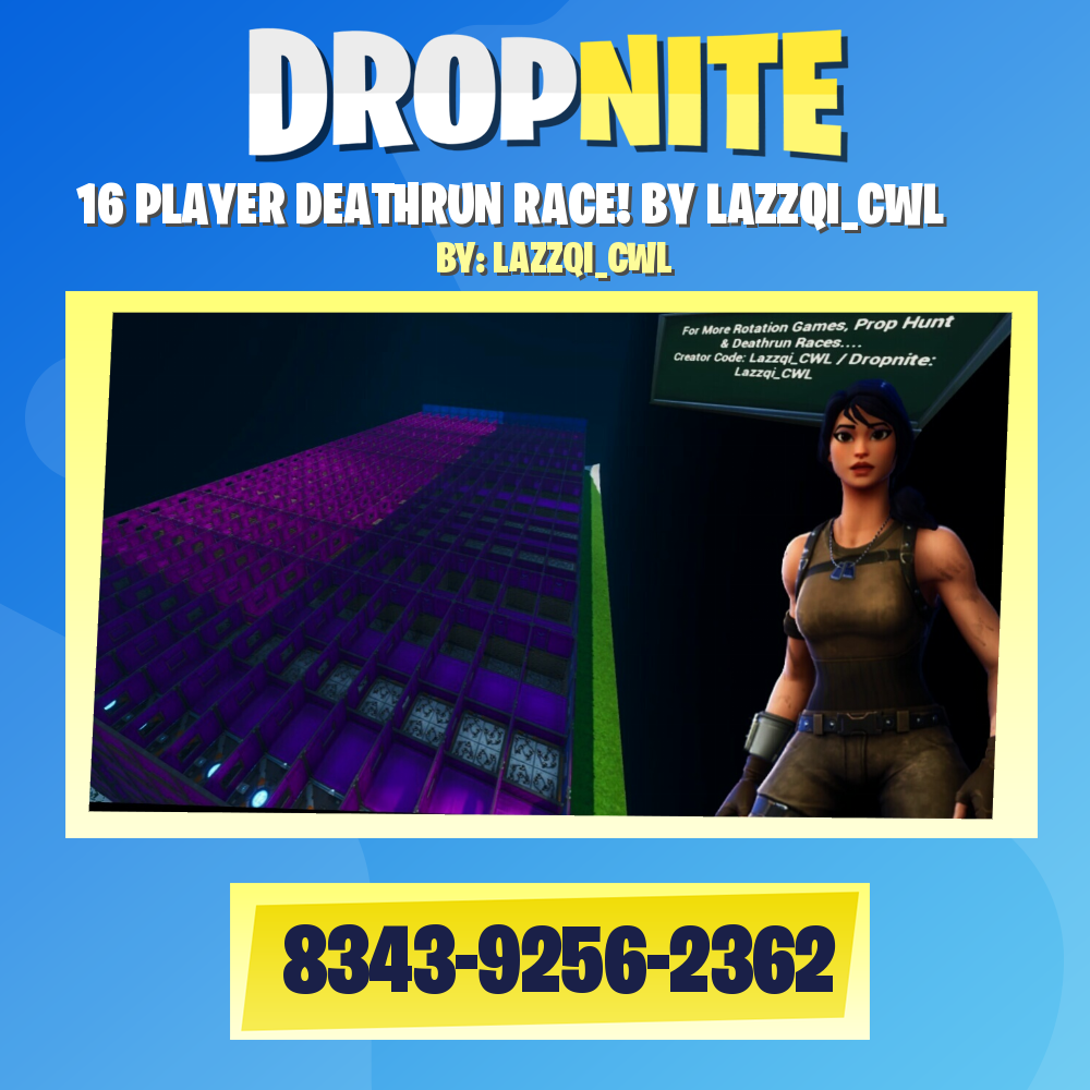 16 PLAYER DEATHRUN RACE! BY LAZZQI_CWL