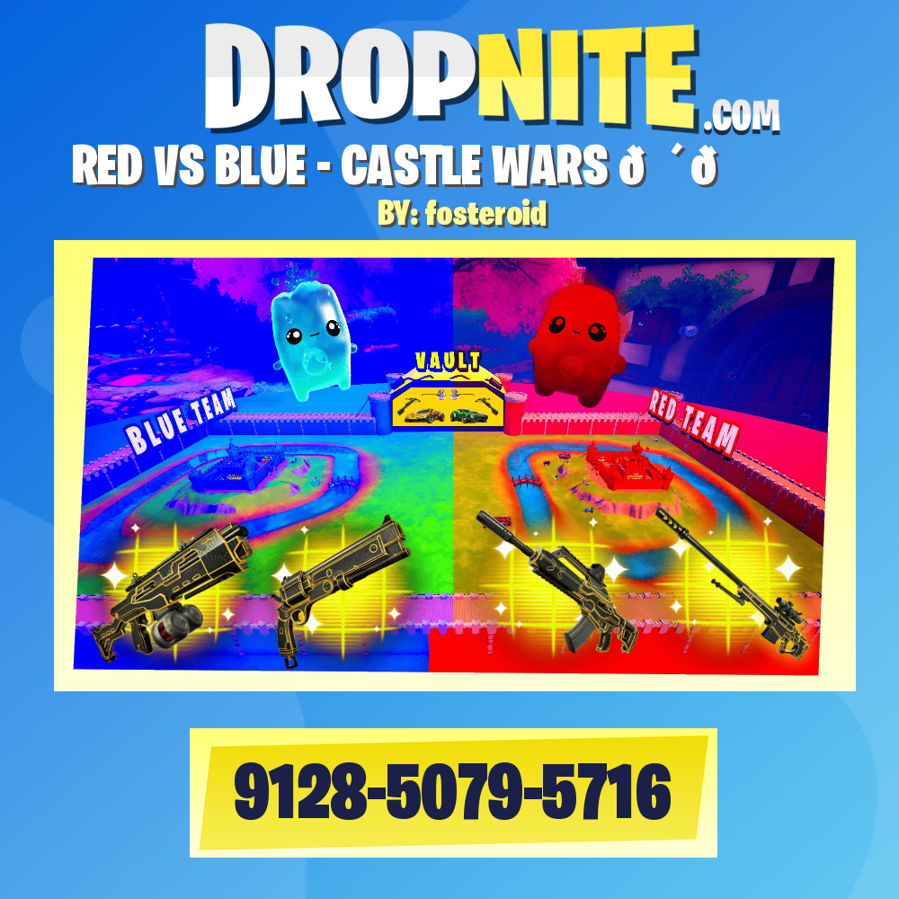 RED VS BLUE - CASTLE WARS 🔴🔵