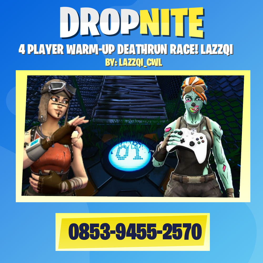 4 PLAYER WARM-UP DEATHRUN RACE! LAZZQI