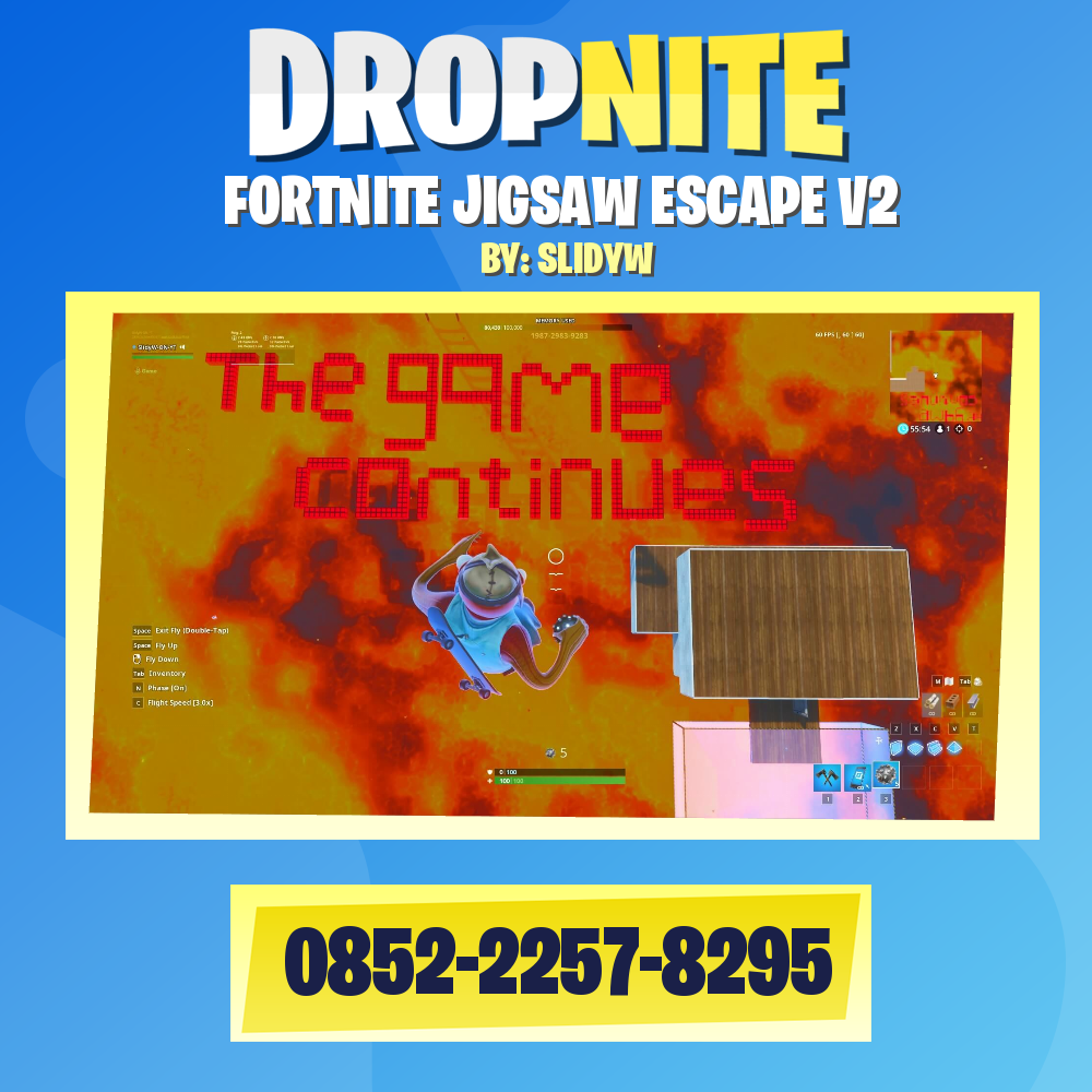 THE FLYING DEATHRUN - Fortnite Creative Map Code - Dropnite