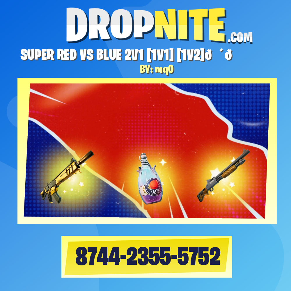 SUPER RED VS BLUE 2V1 [1V1] [1V2]🔴🔵