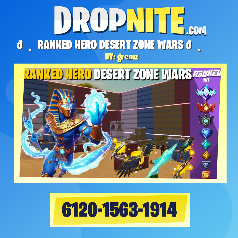 🦸  RANKED HERO DESERT ZONE WARS 🦸