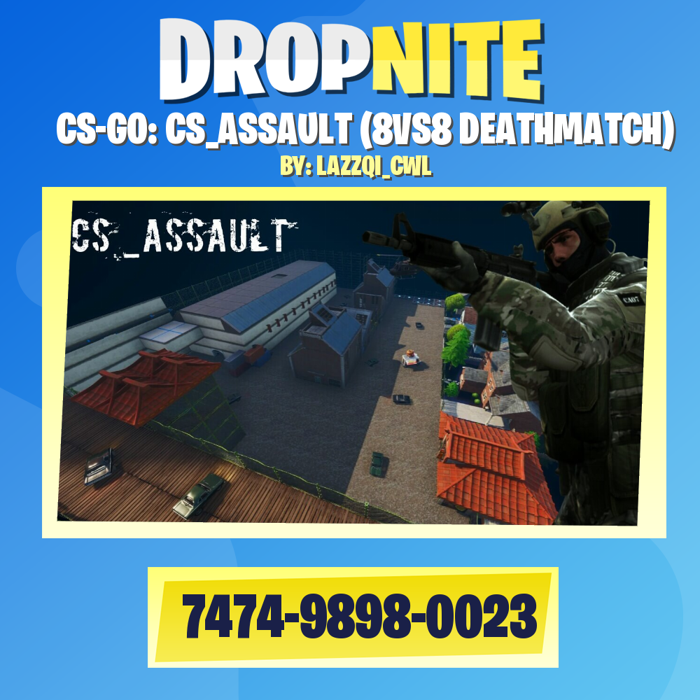 CS-GO: CS_ASSAULT (8VS8 DEATHMATCH)