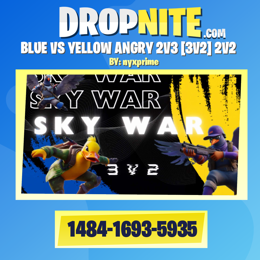 BLUE VS YELLOW ANGRY 2V3 [3V2] 2V2