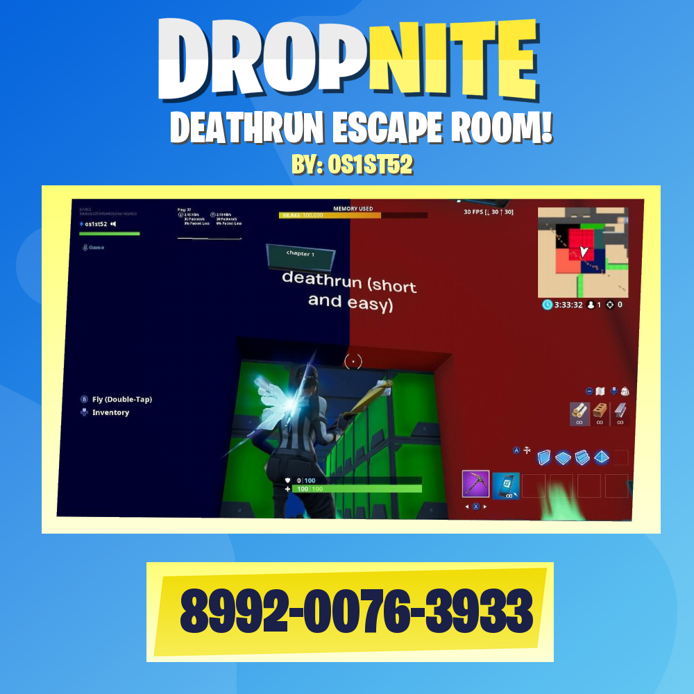 30 ROOMS ESCAPE GAME - Fortnite Creative Map Code - Dropnite