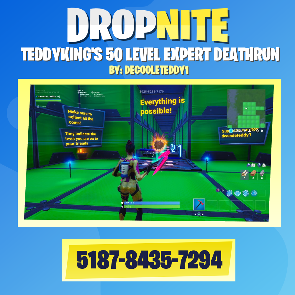 TEDDYKING'S 50 LEVEL EXPERT DEATHRUN