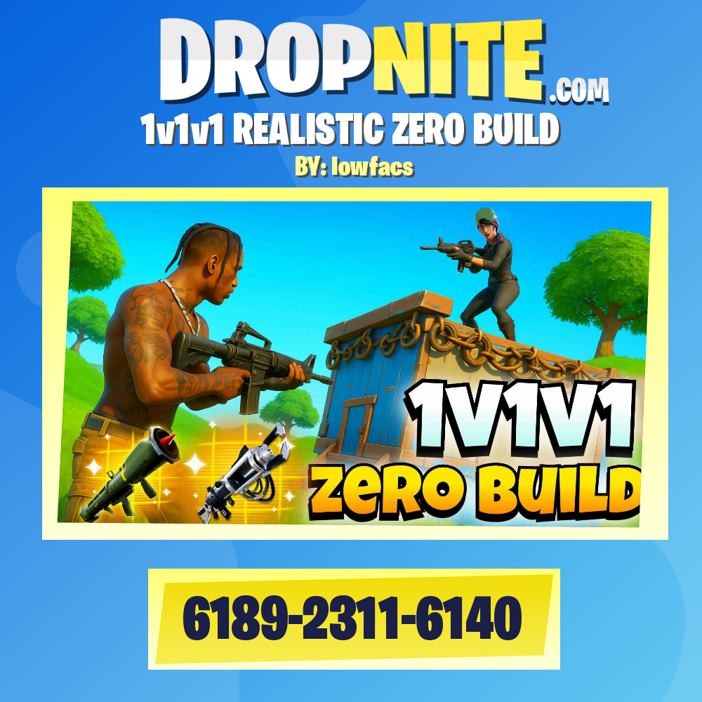 1v1v1 REALISTIC ZERO BUILD