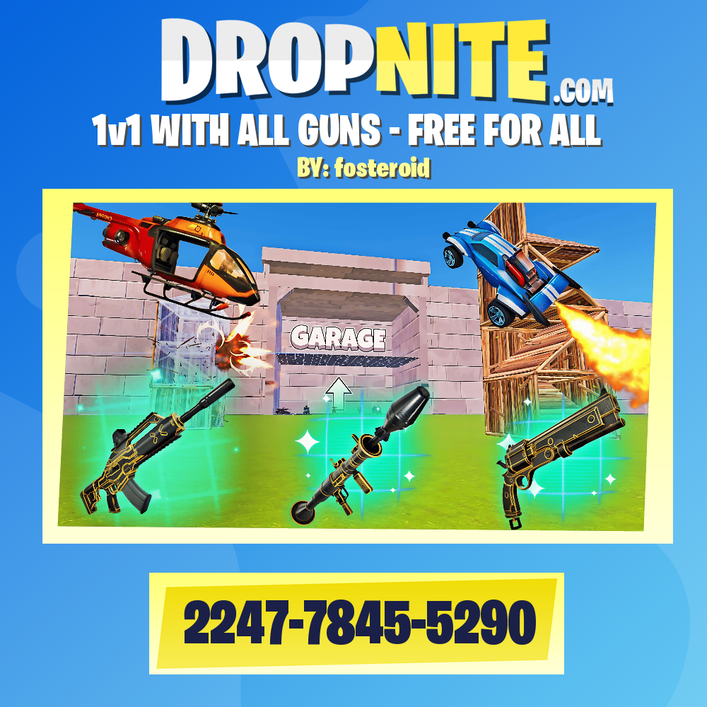 1v1 WITH ALL GUNS - FREE FOR ALL
