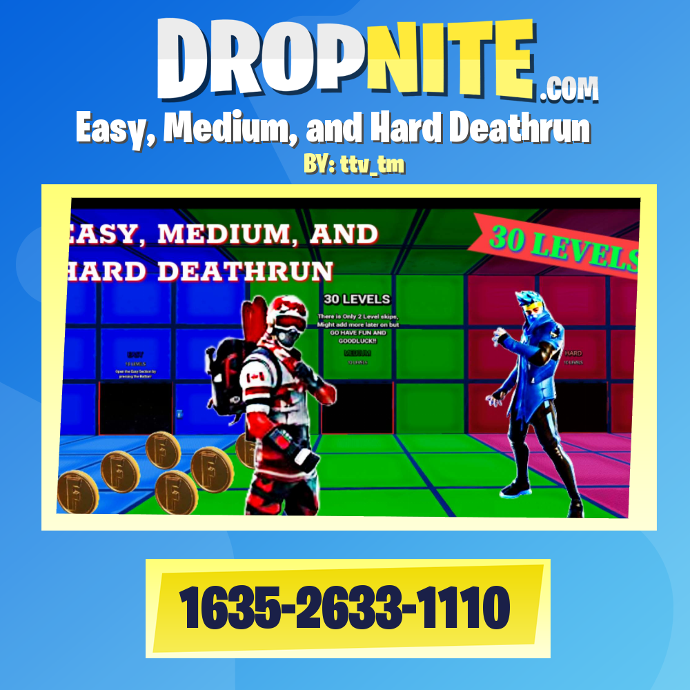 Easy, Medium, and Hard Deathrun