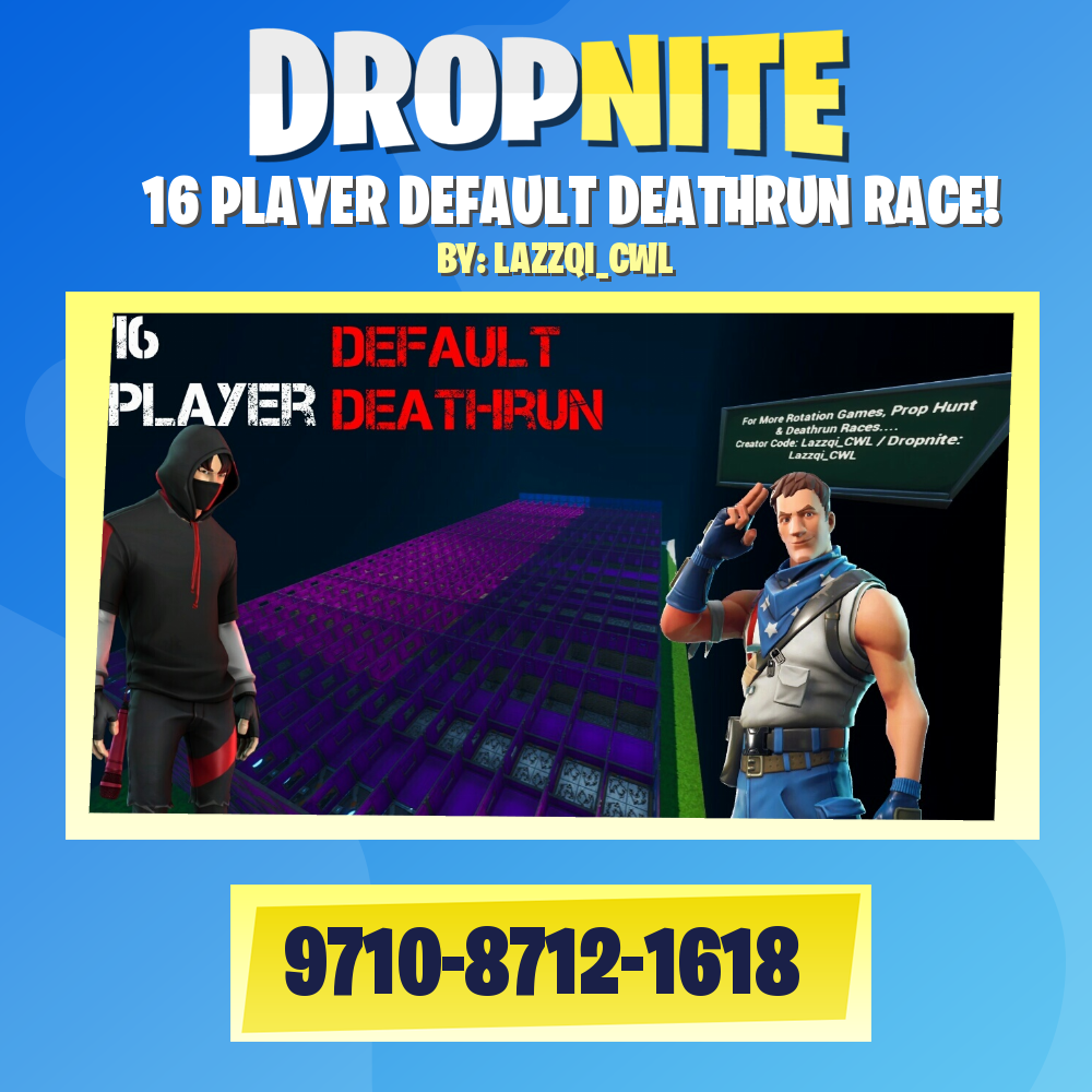 16 PLAYER DEFAULT DEATHRUN RACE!