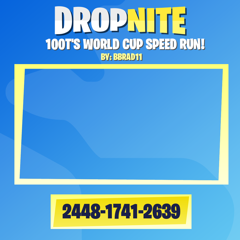 SPEED RUN - Fortnite Creative Map Code - Dropnite