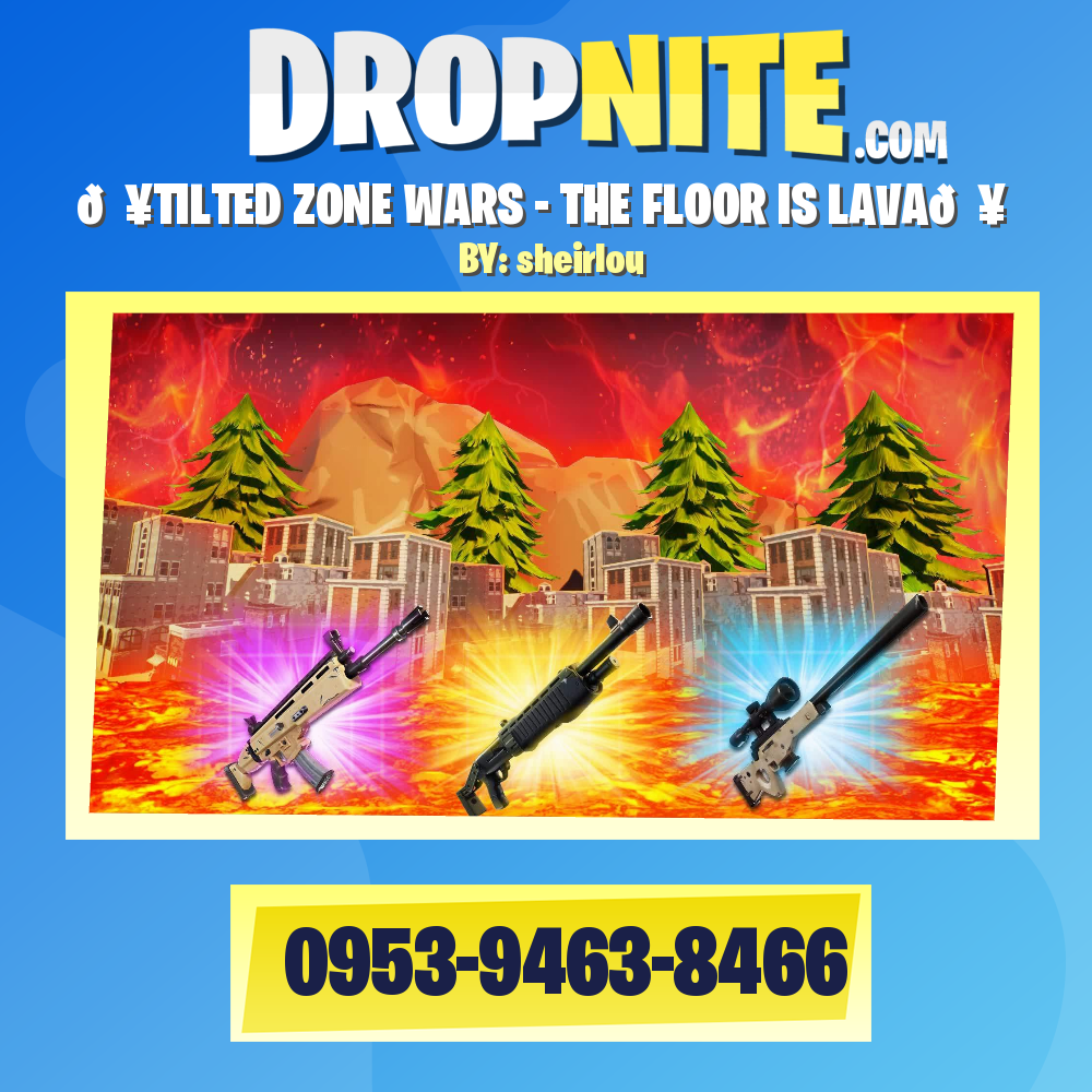🔥TILTED ZONE WARS - THE FLOOR IS LAVA🔥