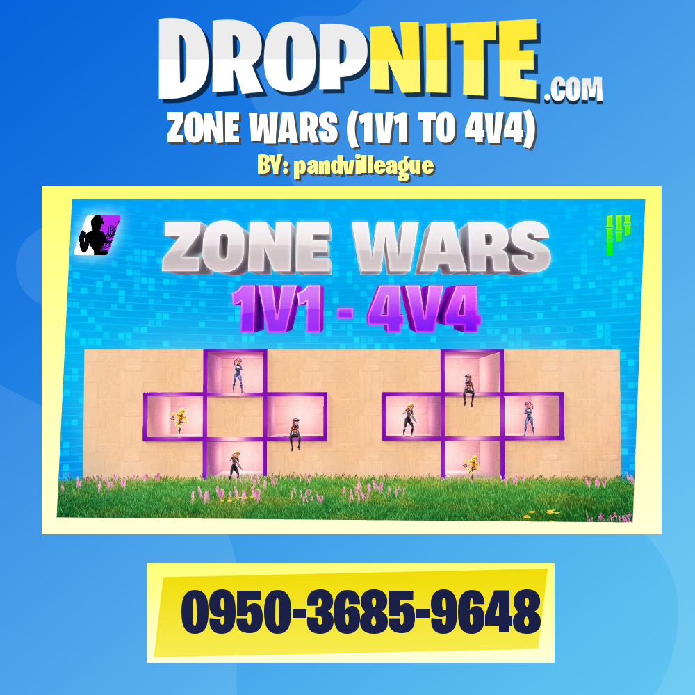 ZONE WARS (1V1 TO 4V4)