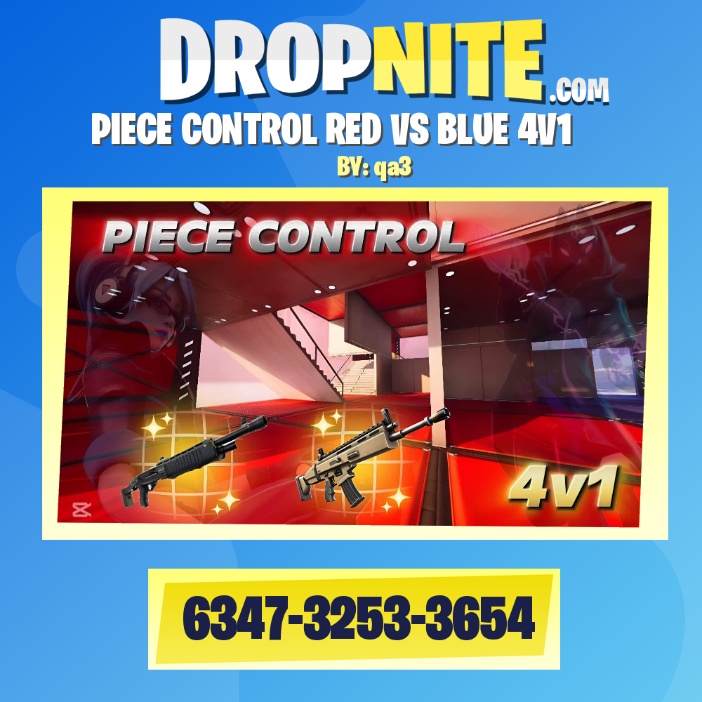 PIECE CONTROL RED VS BLUE 4V1