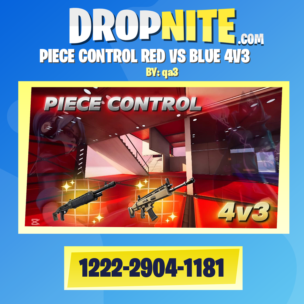 PIECE CONTROL RED VS BLUE 4V3