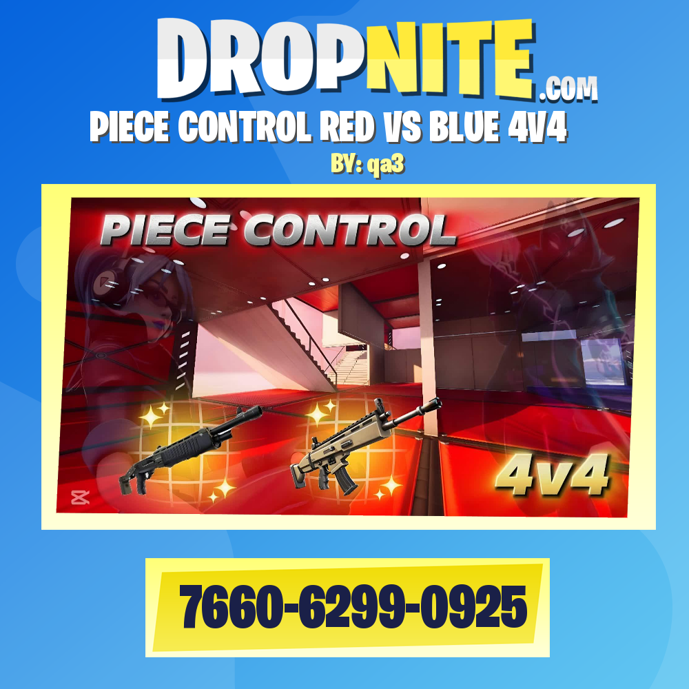 PIECE CONTROL RED VS BLUE 4V4