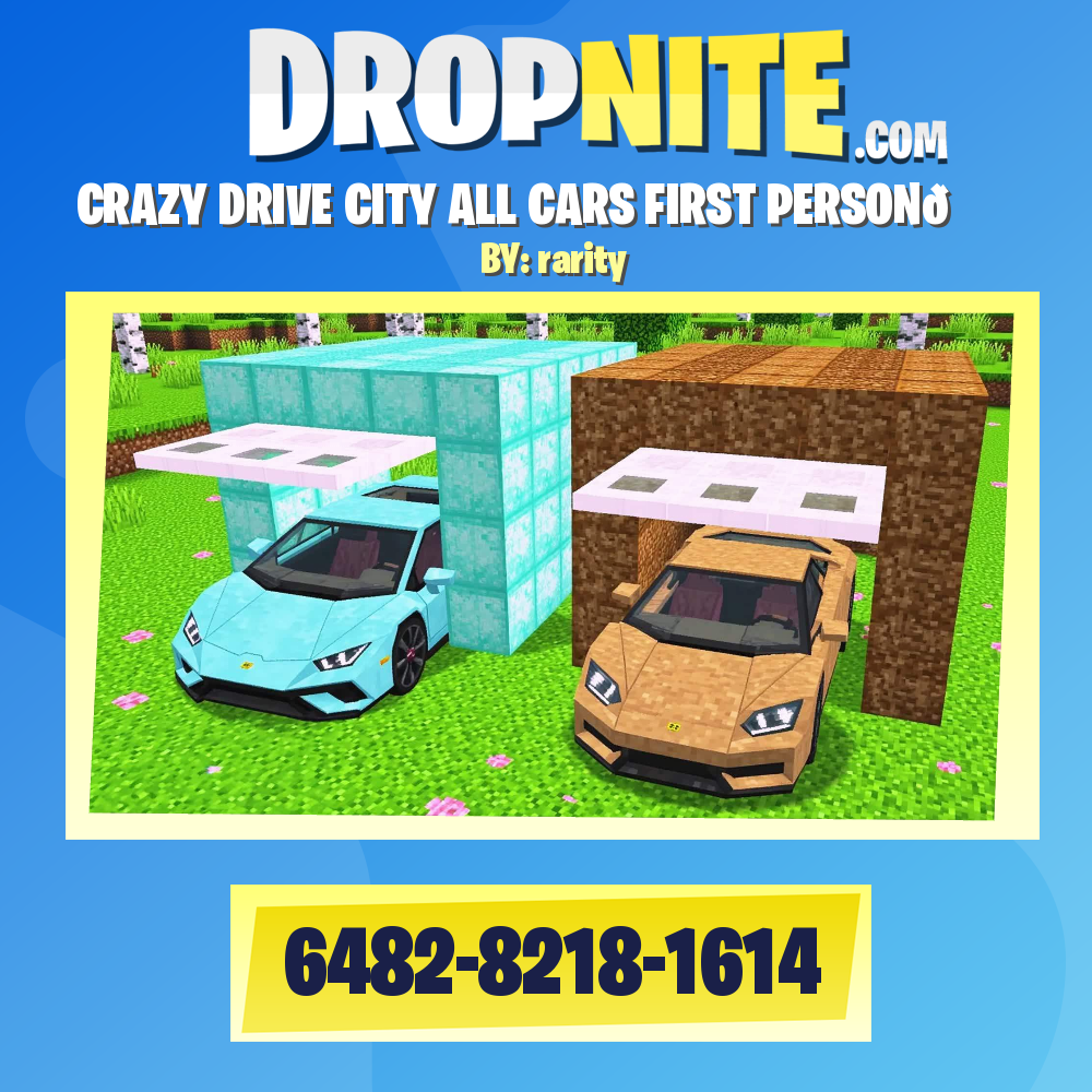 CRAZY DRIVE CITY ALL CARS FIRST PERSON🌄