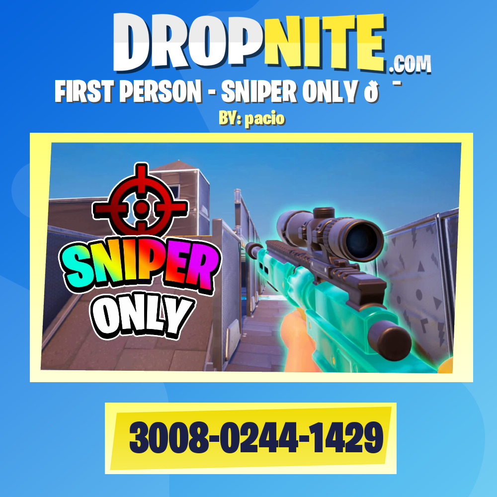 FIRST PERSON - SNIPER ONLY 🎯