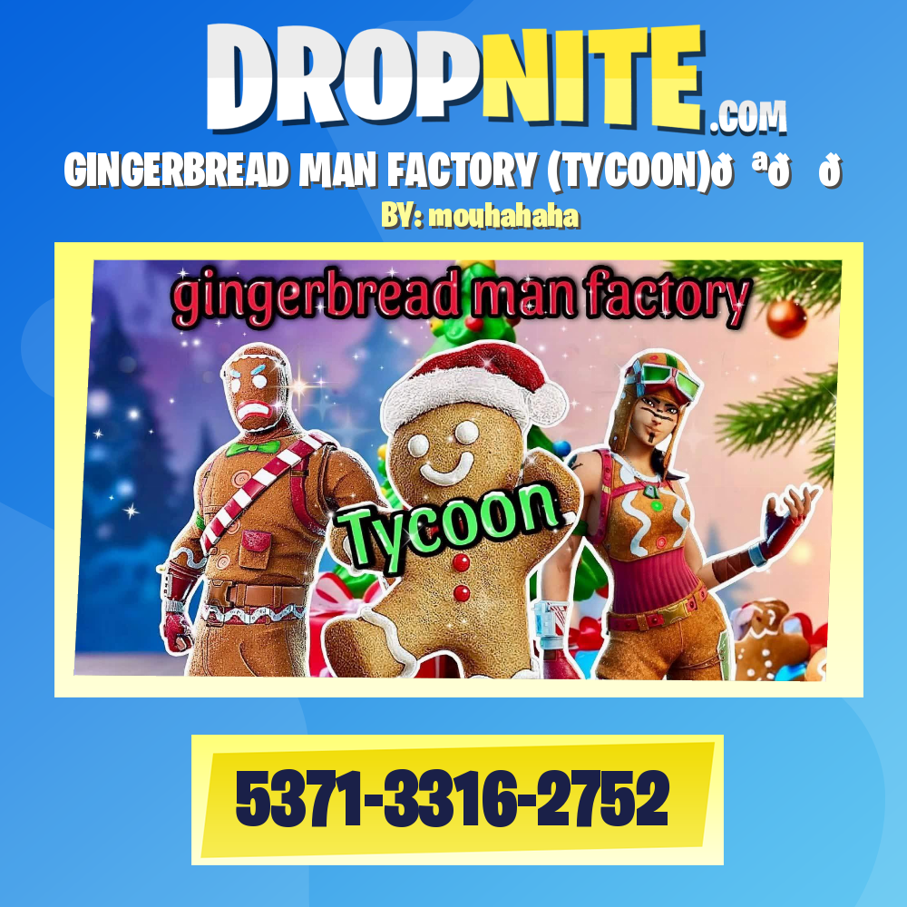 GINGERBREAD MAN FACTORY (TYCOON)🍪🎅🎄