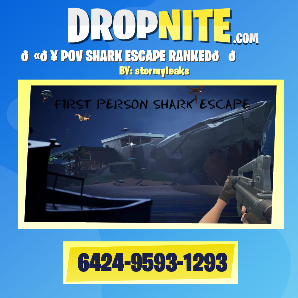 🔫🥇POV SHARK ESCAPE RANKED🦈🐉