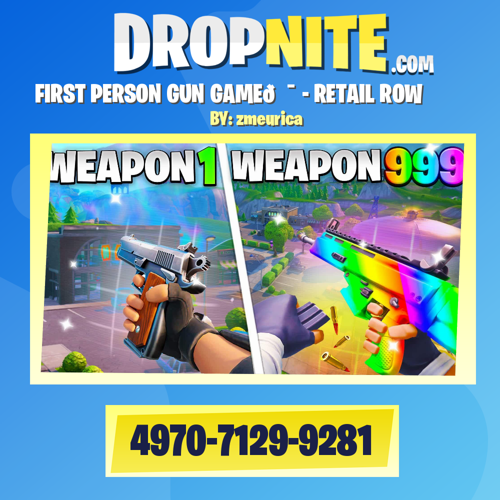 FIRST PERSON GUN GAME🎯 - RETAIL ROW