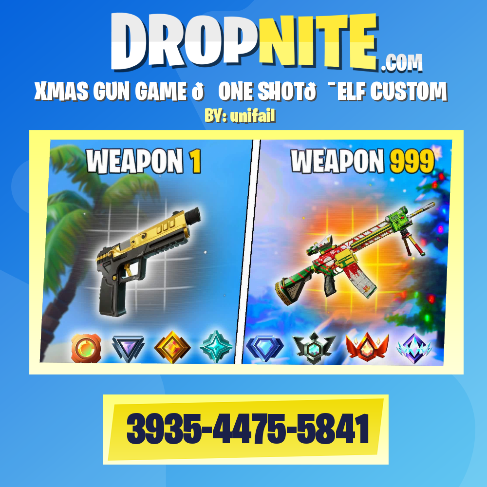 XMAS GUN GAME 🎅ONE SHOT🎯ELF CUSTOM