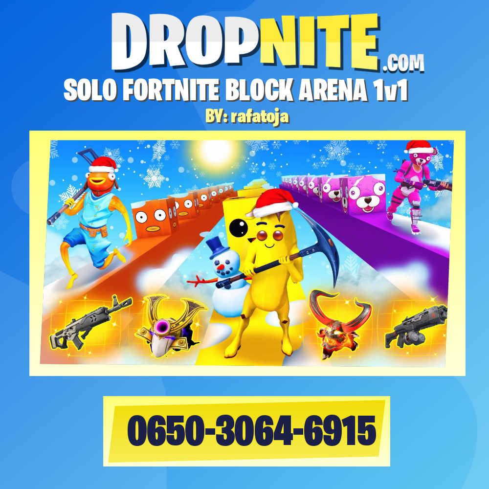 SOLO FORTNITE BLOCK ARENA 1v1