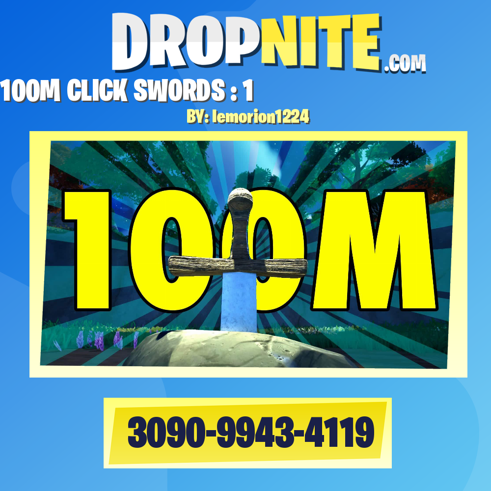 100M CLICK SWORDS : 1億回連打しないと抜けない伝説の剣