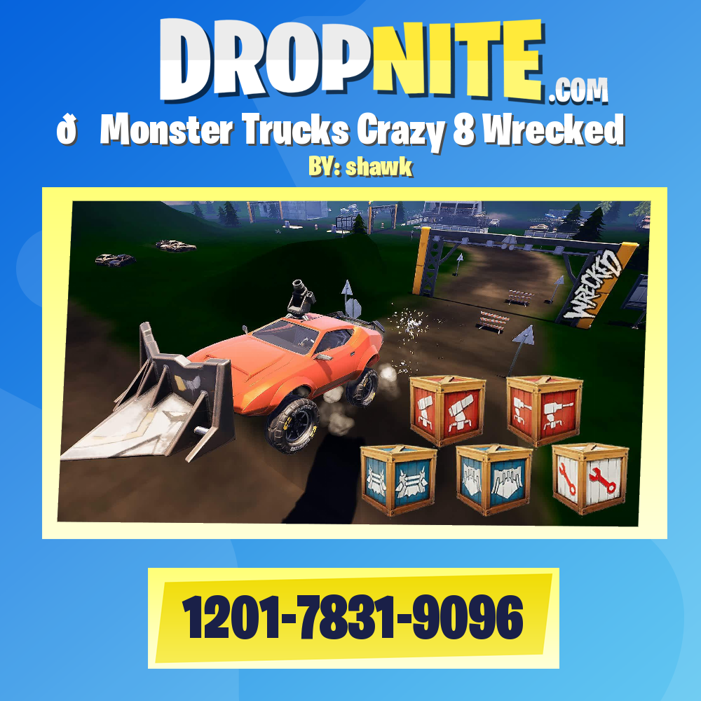 🎱Monster Trucks Crazy 8 Wrecked