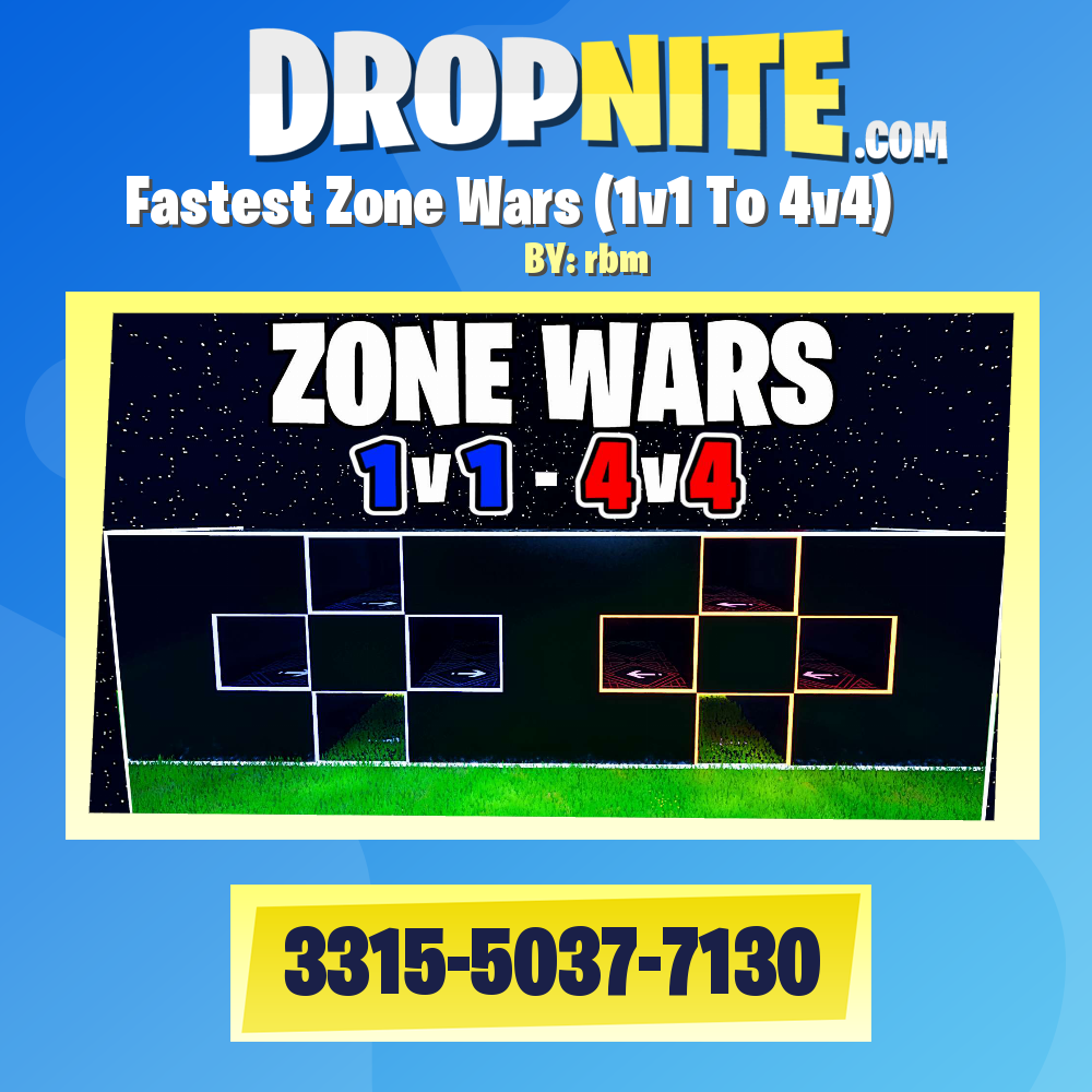 Fastest Zone Wars (1v1 To 4v4)
