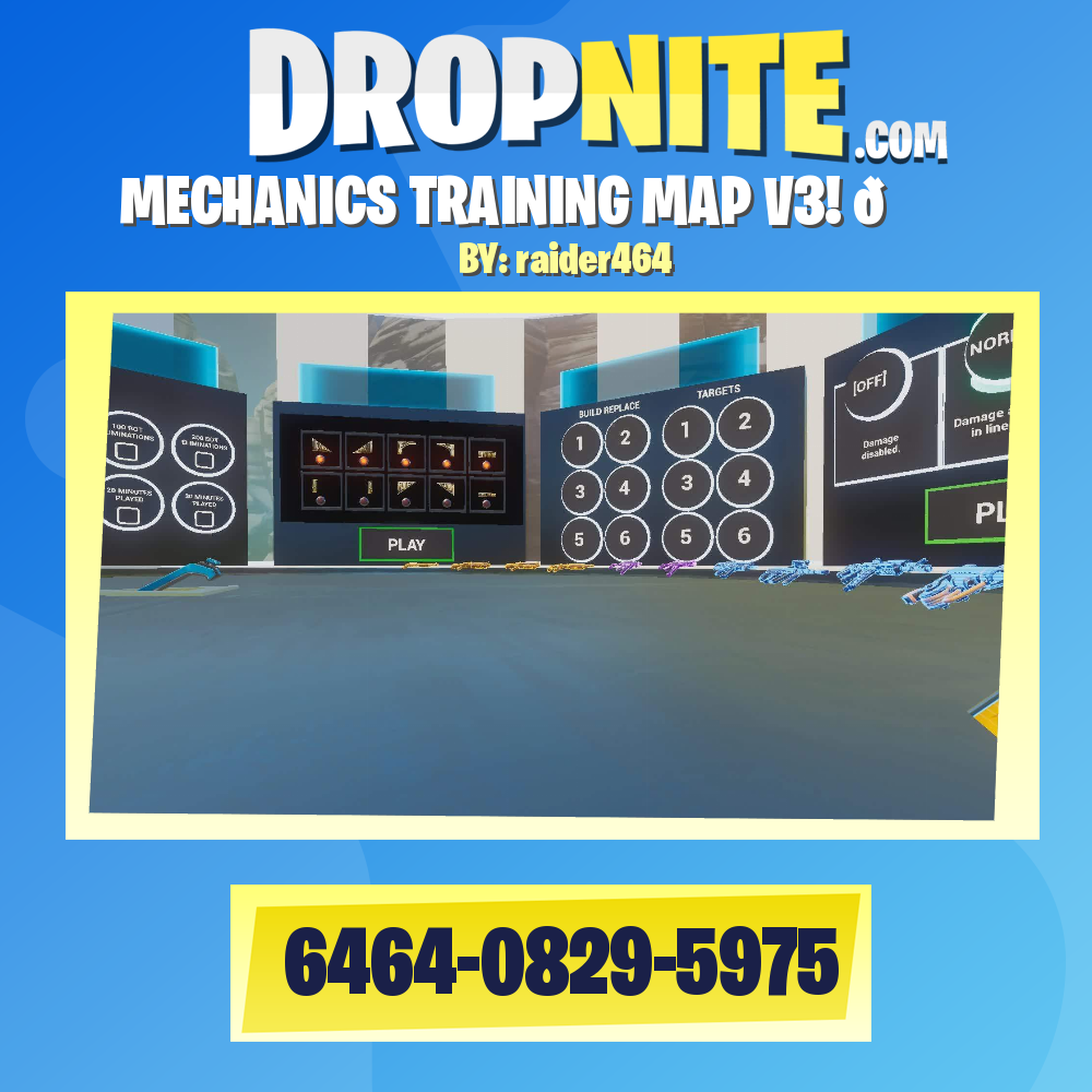 MECHANICS TRAINING MAP V3! 📝