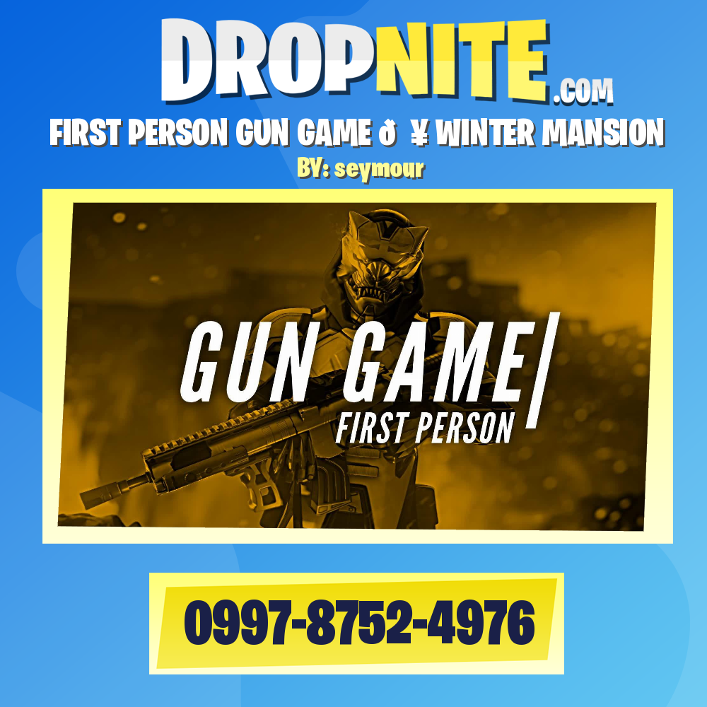 FIRST PERSON GUN GAME 🔥 WINTER MANSION