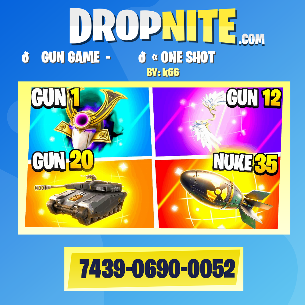 😎 GUN GAME  -  قن قيم 🔫 ONE SHOT