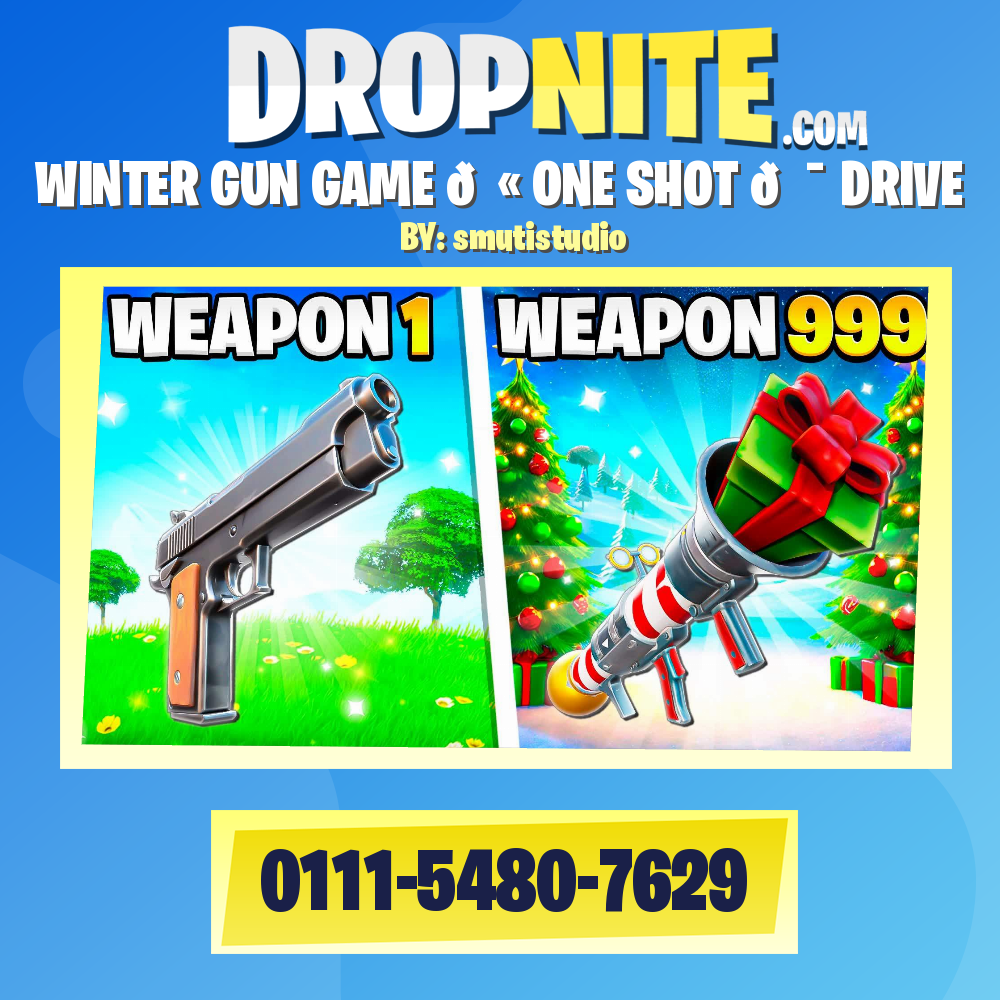 ❄️ WINTER GUN GAME 🔫 ONE SHOT 🎯 DRIVE