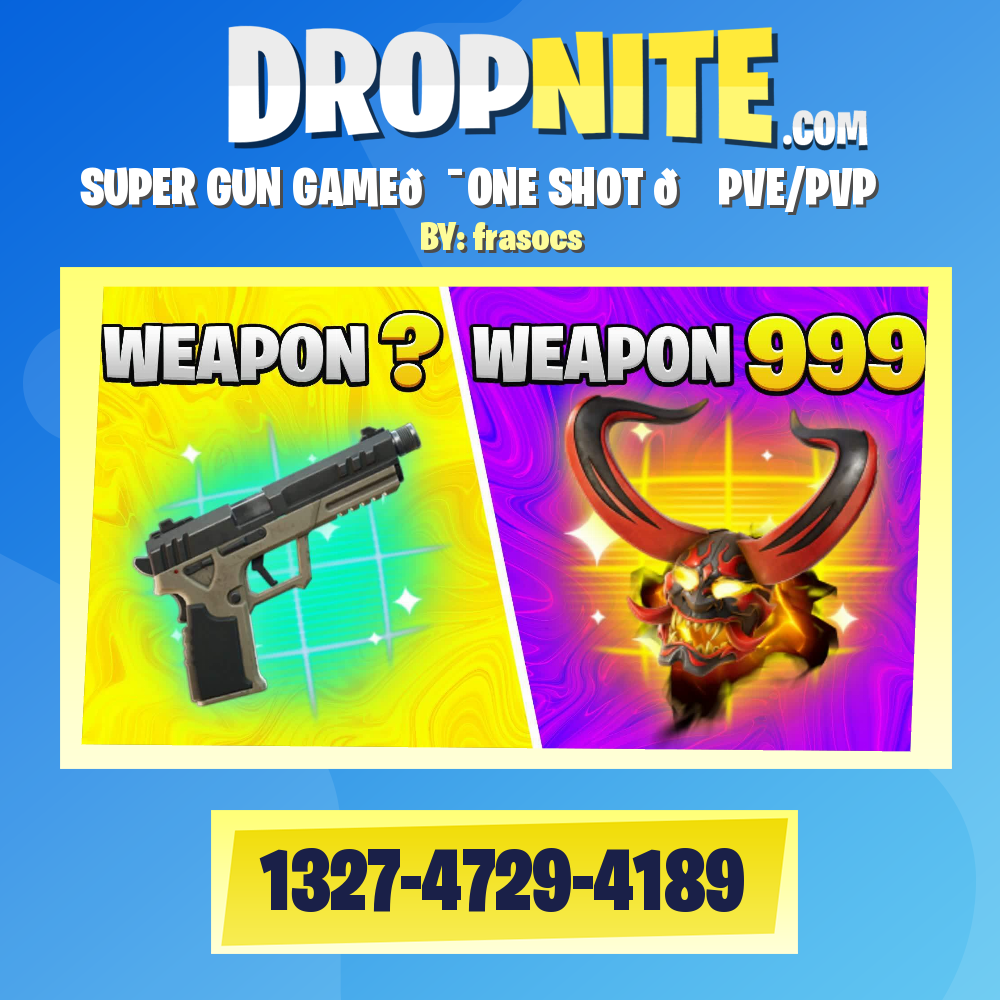 ⭐SUPER GUN GAME🎯ONE SHOT 🤖 PVE/PVP