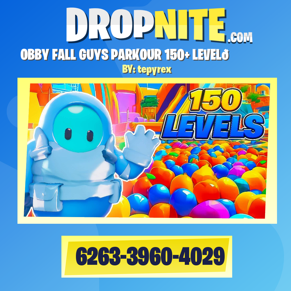 OBBY FALL GUYS PARKOUR 150+ LEVEL🌈