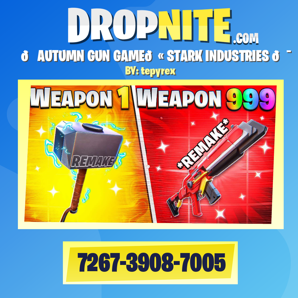 🍁AUTUMN GUN GAME🔫 STARK INDUSTRIES 🎯