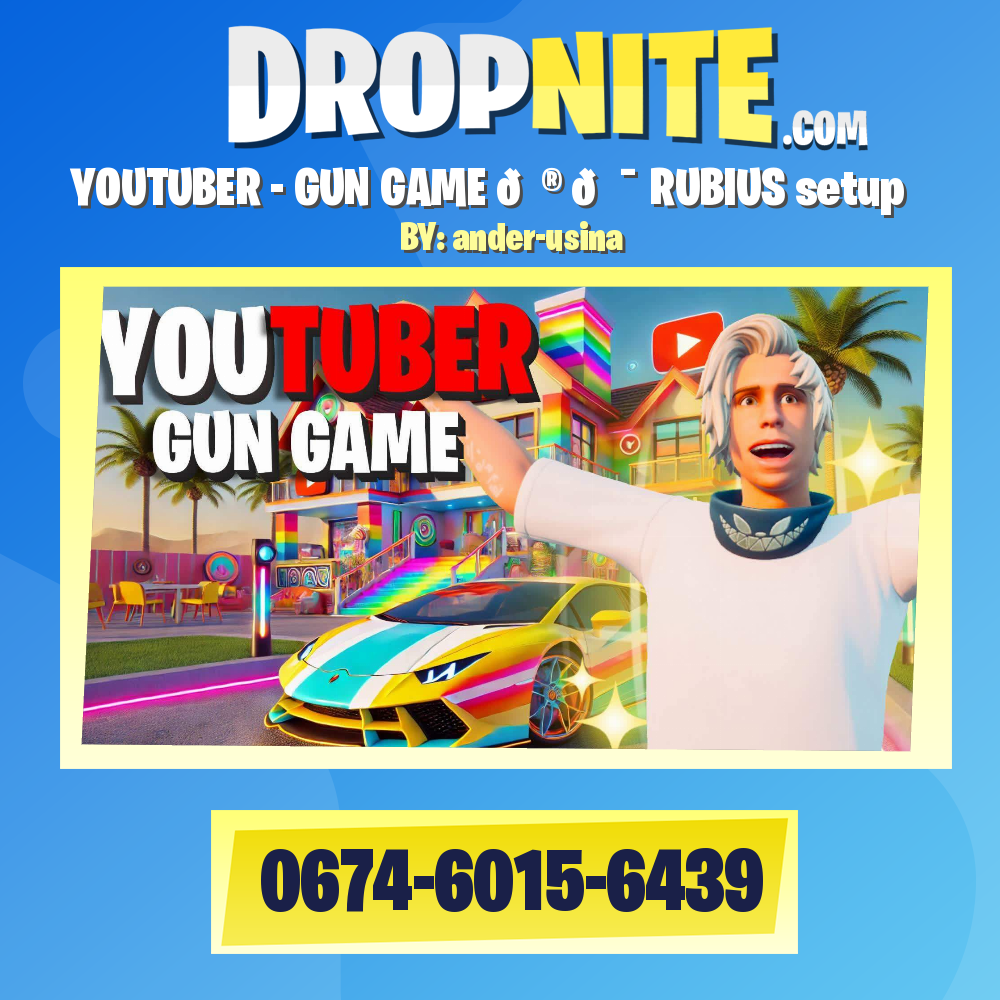 YOUTUBER - GUN GAME 🎮 🎯 RUBIUS setup